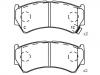 Plaquettes de frein Brake Pad Set:55810-64G00