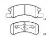 Plaquettes de frein Brake Pad Set:04491-97203