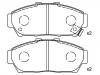 Bremsbelagsatz, Scheibenbremse Brake Pad Set:45022-ST7-000