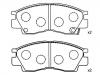 тормозная кладка Brake Pad Set:MB534644